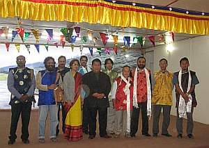 The Honorable Chief Minister of Arunachal Pradesh with the Delegates